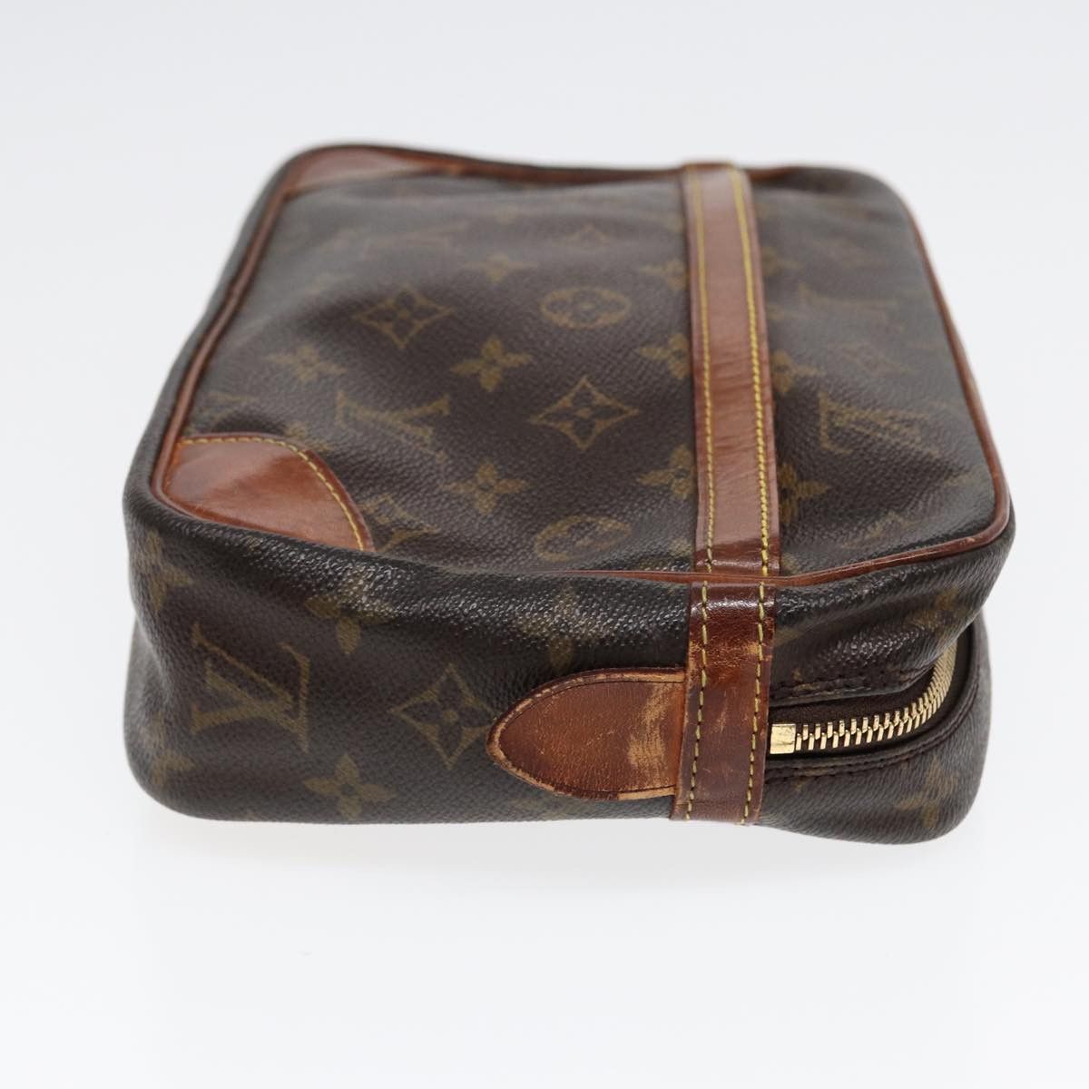 Louis Vuitton Compiegne 28 Brown Canvas Clutch Bag (Pre-Owned) Size ONE SIZE - 9 Thumbnail