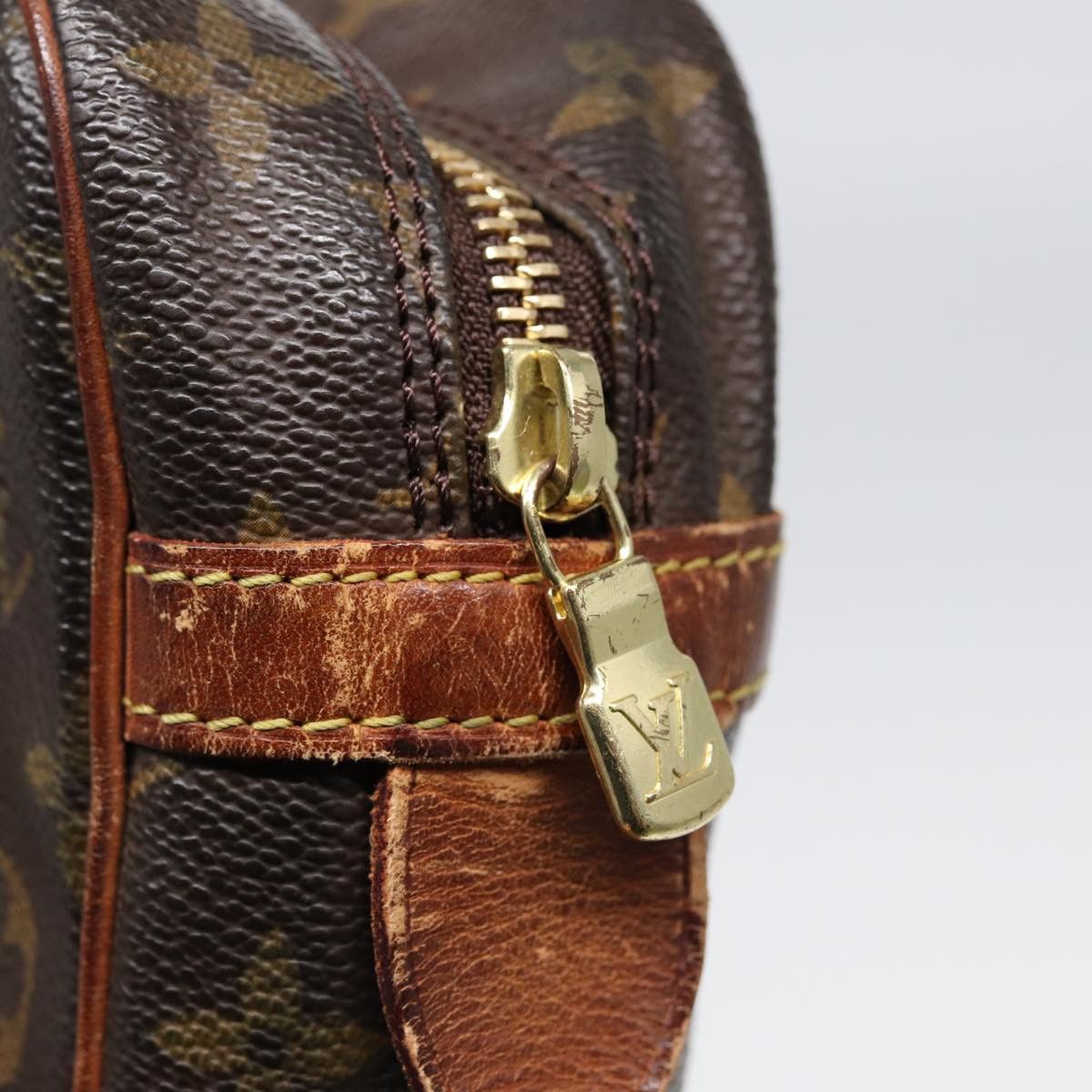 Louis Vuitton Compiegne 28 Brown Canvas Clutch Bag (Pre-Owned) Size ONE SIZE - 14 Thumbnail