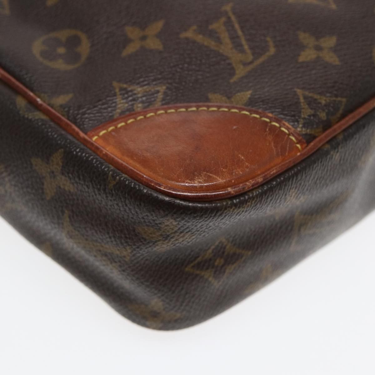 Louis Vuitton Compiegne 28 Brown Canvas Clutch Bag (Pre-Owned) Size ONE SIZE - 13 Thumbnail