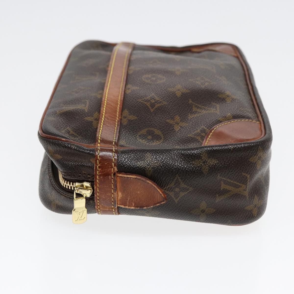 Louis Vuitton Compiegne 28 Brown Canvas Clutch Bag (Pre-Owned) Size ONE SIZE - 8 Thumbnail