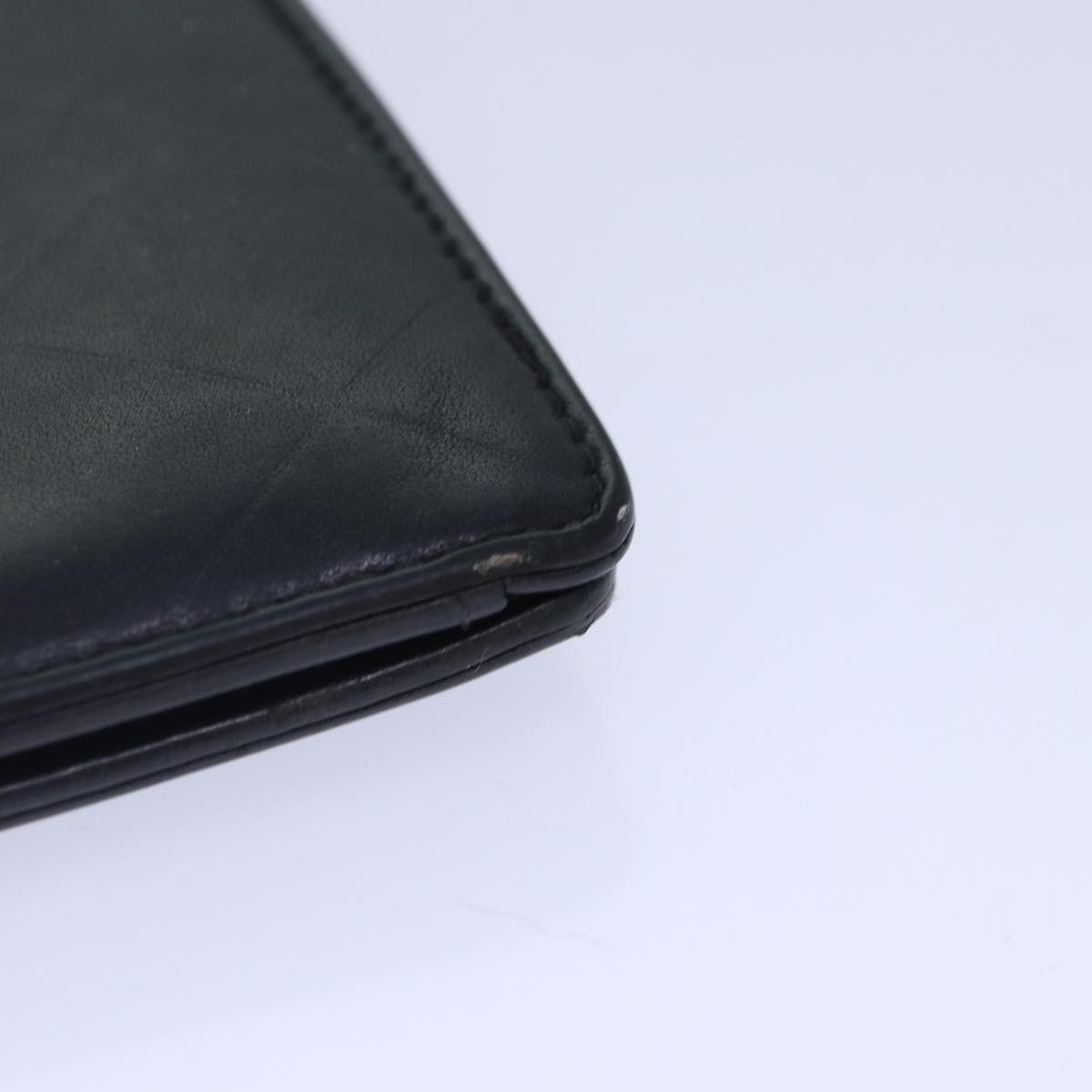 Chanel - Black Leather Wallet (Pre-Owned) Size ONE SIZE - 13 Thumbnail
