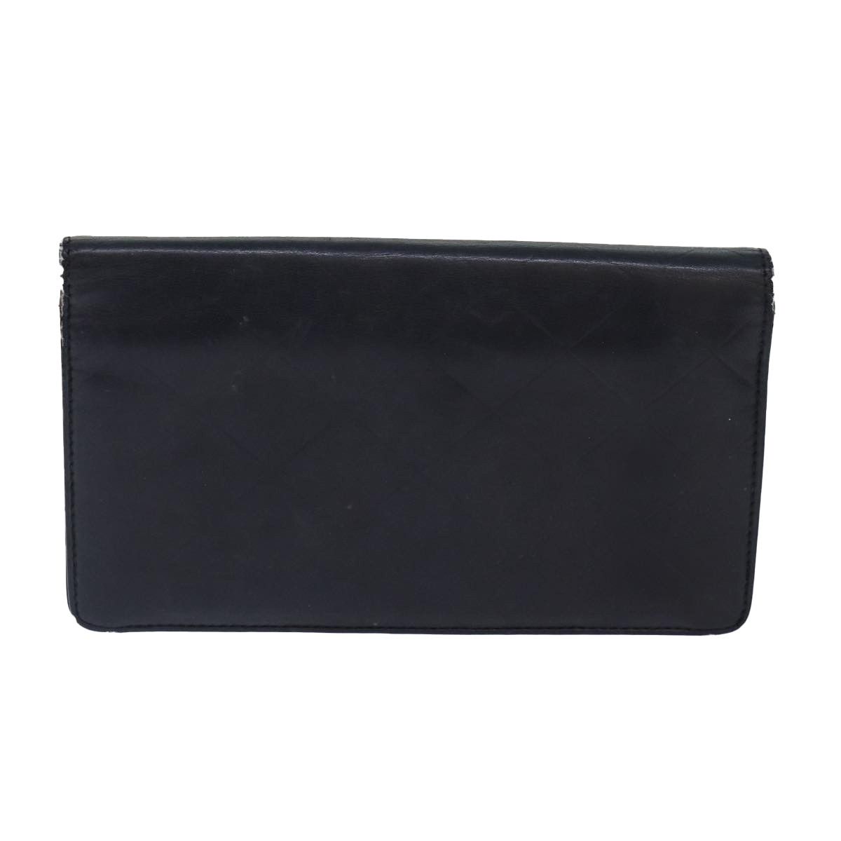 Chanel - Black Leather Wallet (Pre-Owned) Size ONE SIZE - 2 Thumbnail