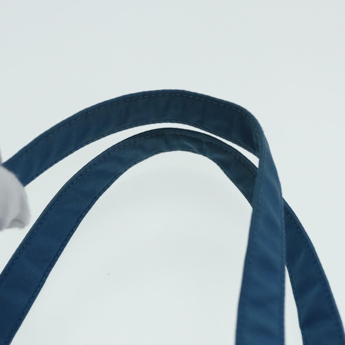 Prada Tessuto Blue Synthetic Tote Bag (Pre-Owned) Size ONE SIZE - 14 Thumbnail