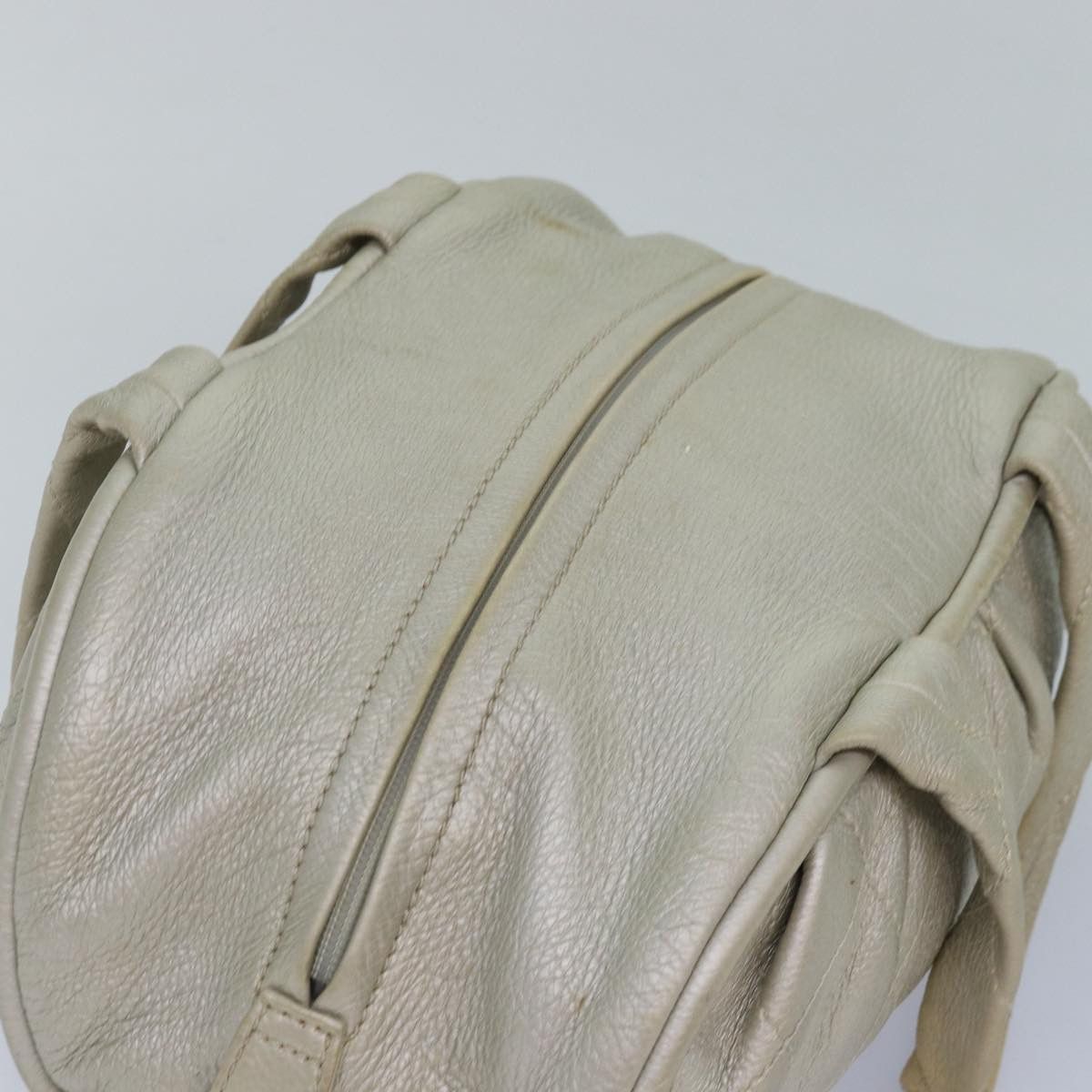Chanel Matelassé Grey Leather Handbag (Pre-Owned) Size ONE SIZE - 4 Thumbnail