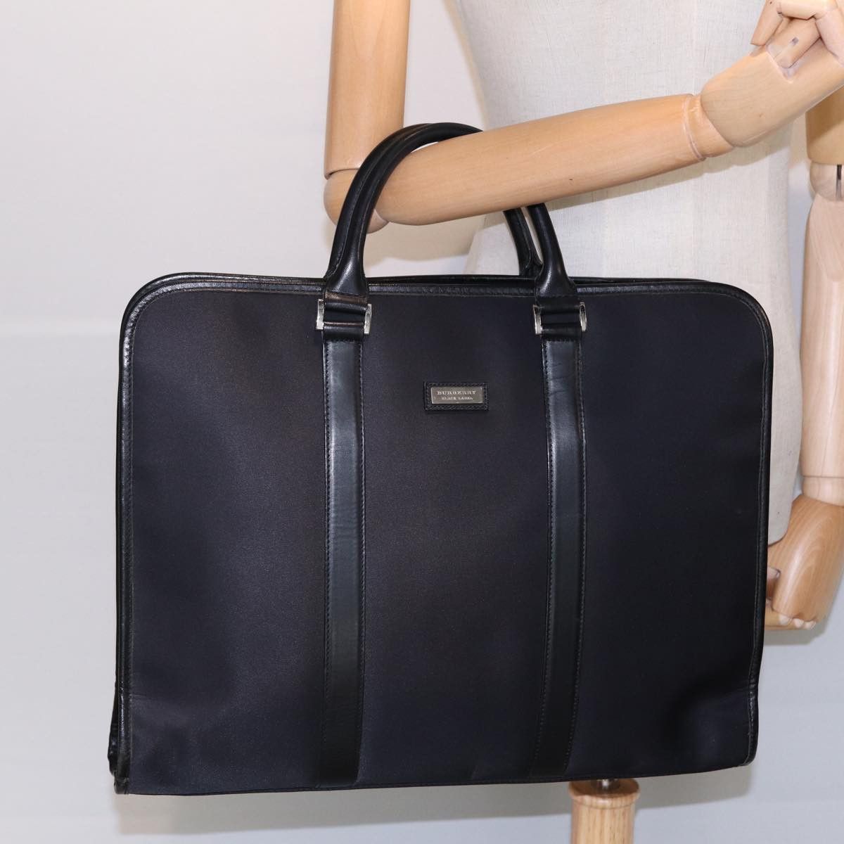 Burberry Black Label Brown Canvas Handbag (Pre-Owned) Size ONE SIZE - 10 Thumbnail