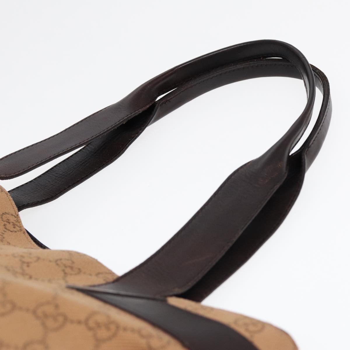 Gucci Gg Canvas Beige Canvas Tote Bag (Pre-Owned) Size ONE SIZE - 12 Thumbnail