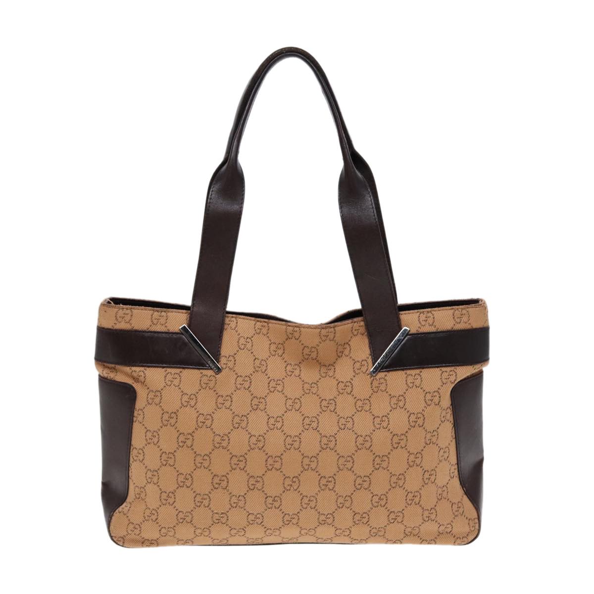 Gucci Gg Canvas Beige Canvas Tote Bag (Pre-Owned) Size ONE SIZE - 2 Thumbnail