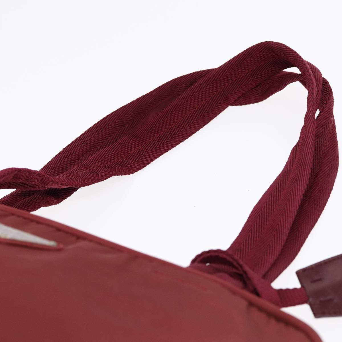 Prada Tessuto Red Synthetic Tote Bag (Pre-Owned) Size ONE SIZE - 11 Thumbnail
