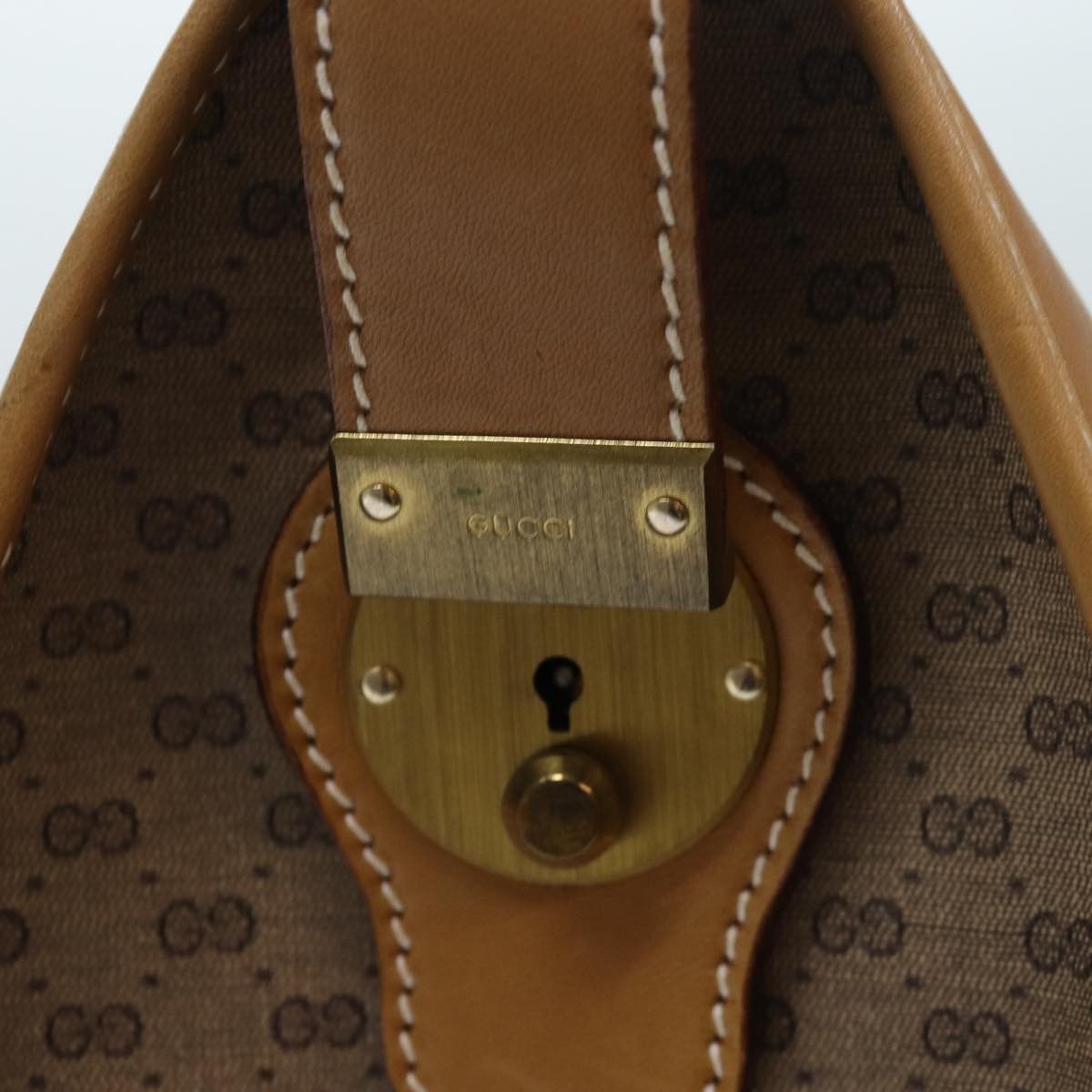 Gucci Gg Canvas Beige Canvas Travel Bag (Pre-Owned) Size ONE SIZE - 11 Thumbnail