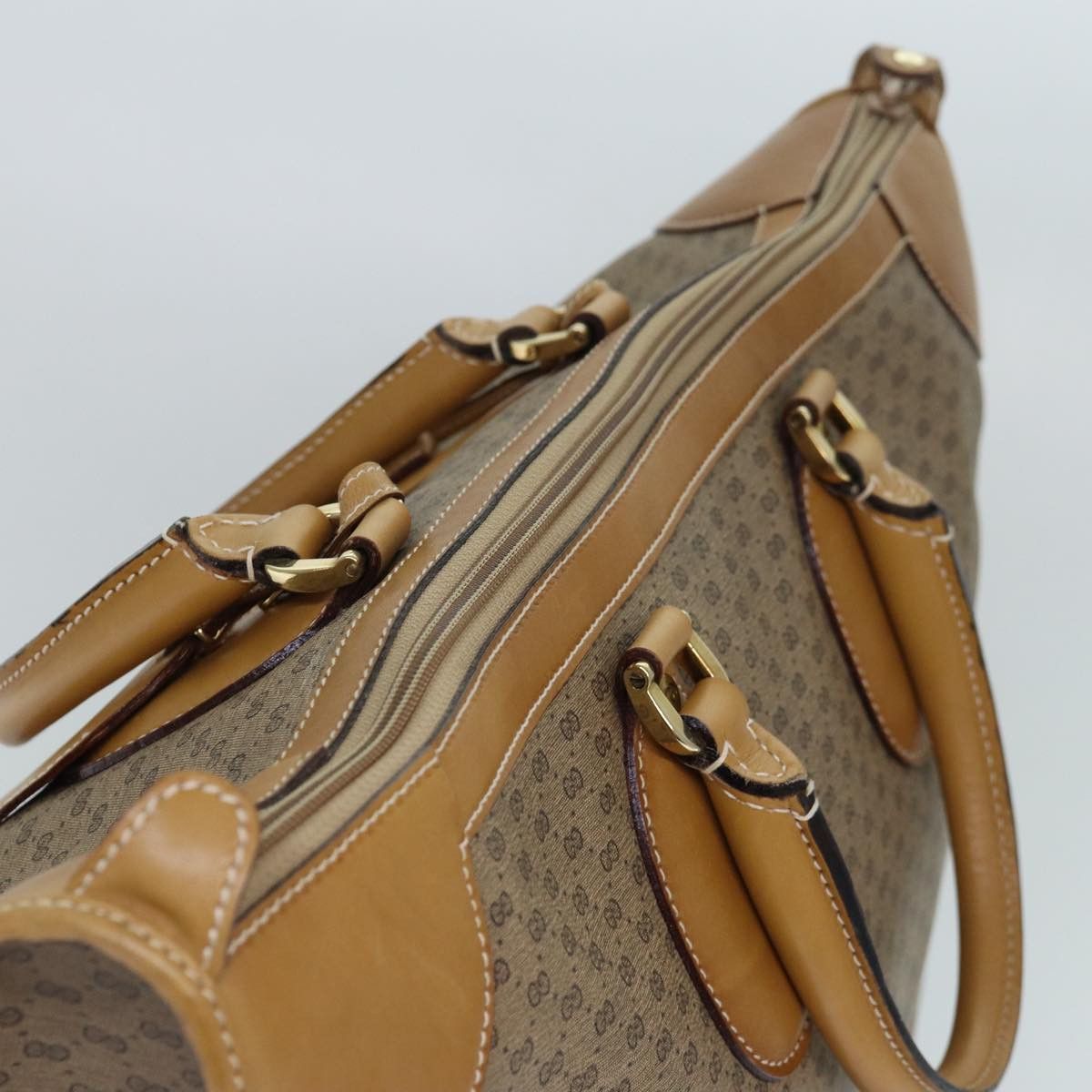 Gucci Gg Canvas Beige Canvas Travel Bag (Pre-Owned) Size ONE SIZE - 10 Thumbnail
