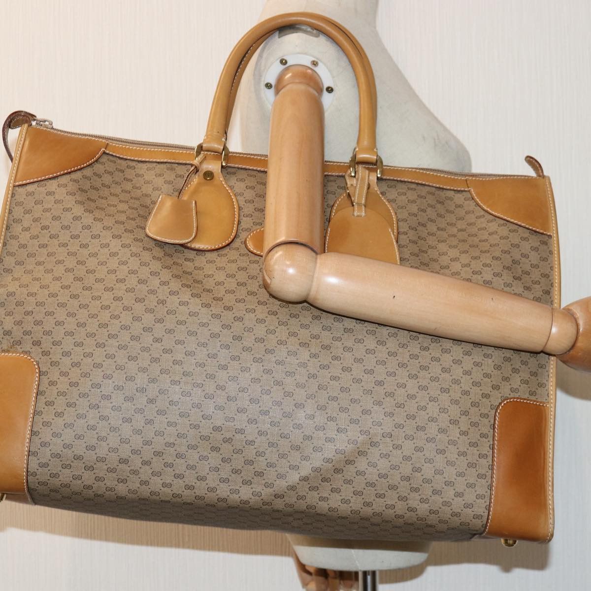 Gucci Gg Canvas Beige Canvas Travel Bag (Pre-Owned) Size ONE SIZE - 16 Thumbnail