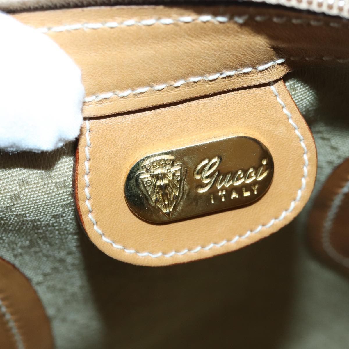 Gucci Gg Canvas Beige Canvas Travel Bag (Pre-Owned) Size ONE SIZE - 14 Thumbnail