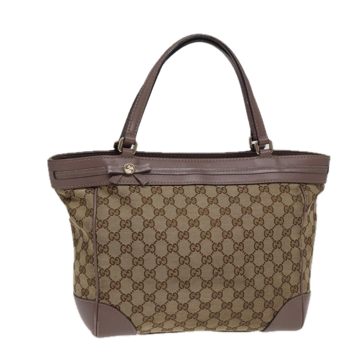 Gucci Mayfair Beige Canvas Tote Bag (Pre-Owned) Size ONE SIZE - 11 Thumbnail