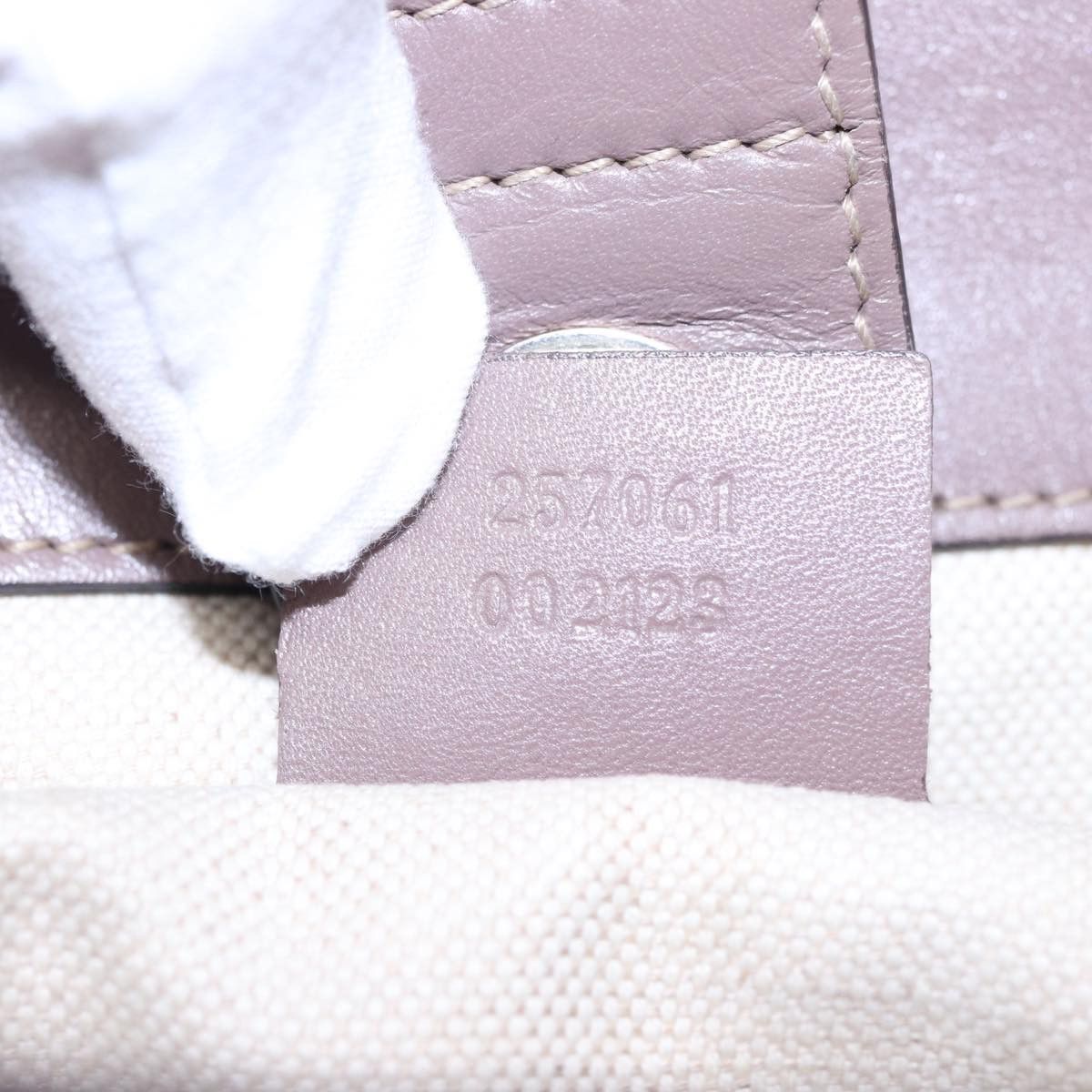 Gucci Mayfair Beige Canvas Tote Bag (Pre-Owned) Size ONE SIZE - 6 Thumbnail