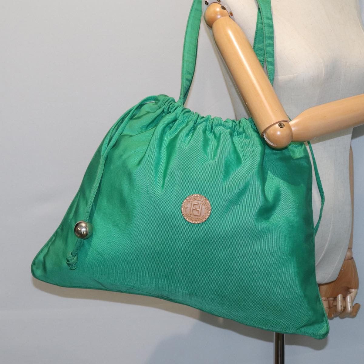 Fendi Green Synthetic Tote Bag (Pre-Owned) Size ONE SIZE - 6 Thumbnail