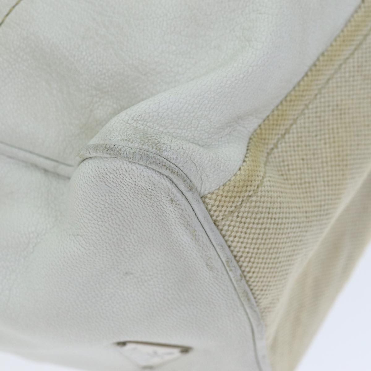 Prada Beige Canvas Tote Bag (Pre-Owned) Size ONE SIZE - 17 Thumbnail