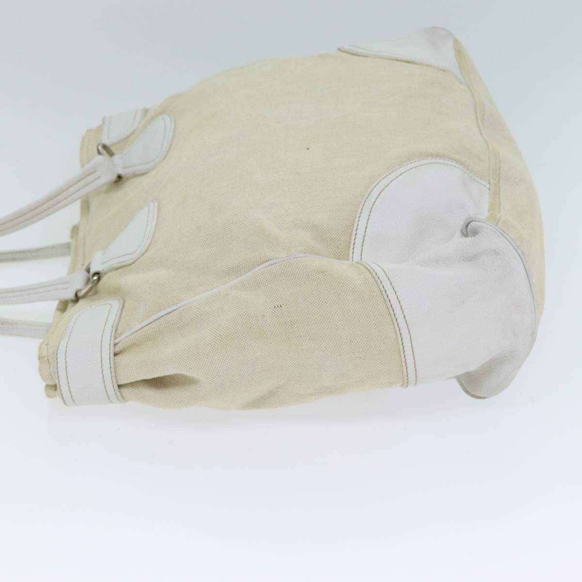 Prada Beige Canvas Tote Bag (Pre-Owned) Size ONE SIZE - 10 Thumbnail