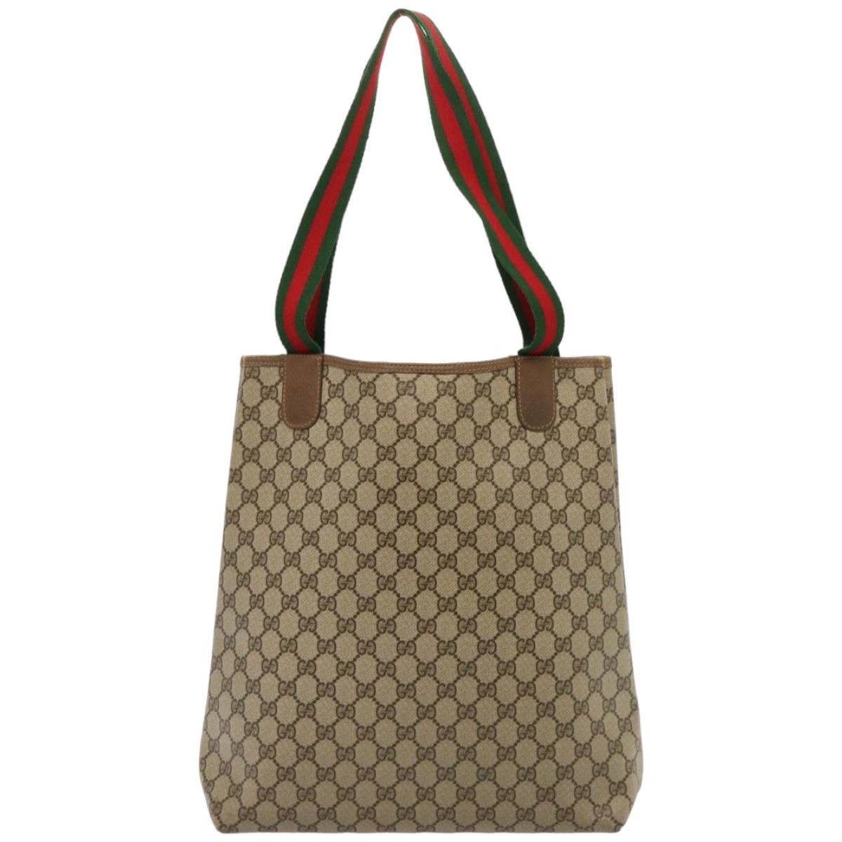 Gucci Sherry Beige Canvas Tote Bag (Pre-Owned) Size ONE SIZE - 2 Thumbnail
