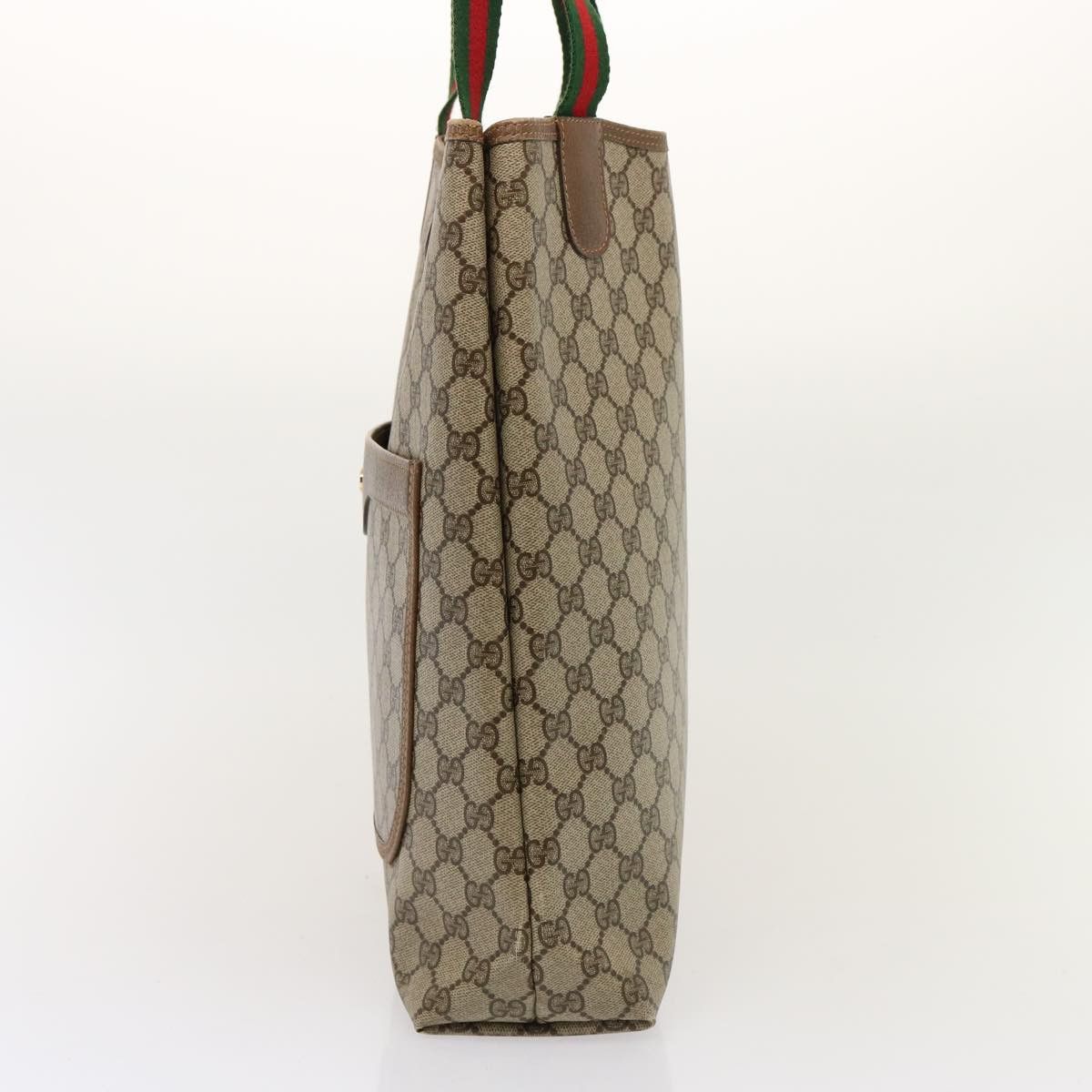 Gucci Sherry Beige Canvas Tote Bag (Pre-Owned) Size ONE SIZE - 14 Thumbnail