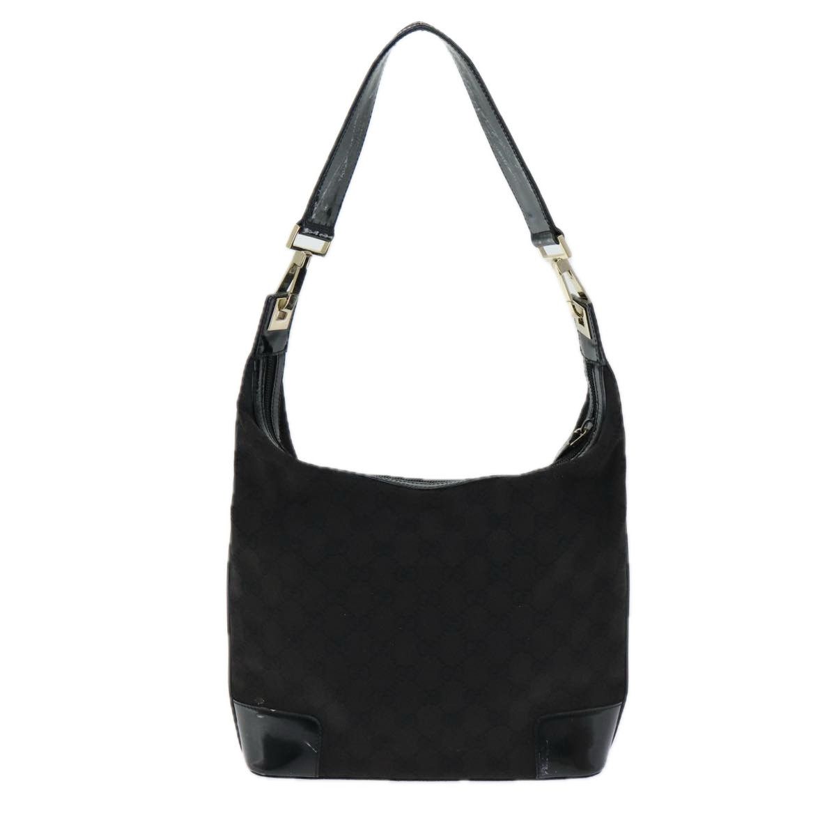 Gucci Gg Supreme Black Canvas Shoulder Bag (Pre-Owned) Size ONE SIZE - 2 Thumbnail