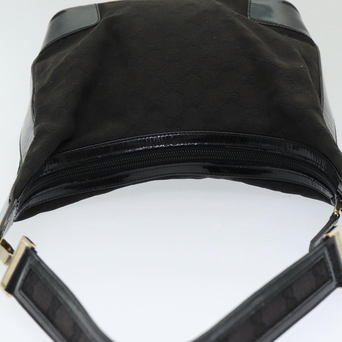 Gucci Gg Supreme Black Canvas Shoulder Bag (Pre-Owned) Size ONE SIZE - 4 Thumbnail