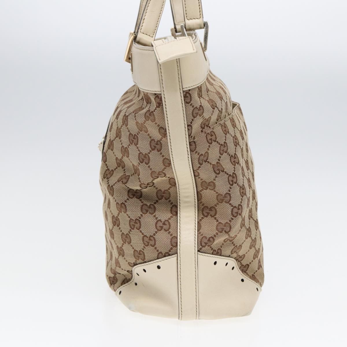 Gucci Gg Canvas Beige Canvas Tote Bag (Pre-Owned) Size ONE SIZE - 10 Thumbnail