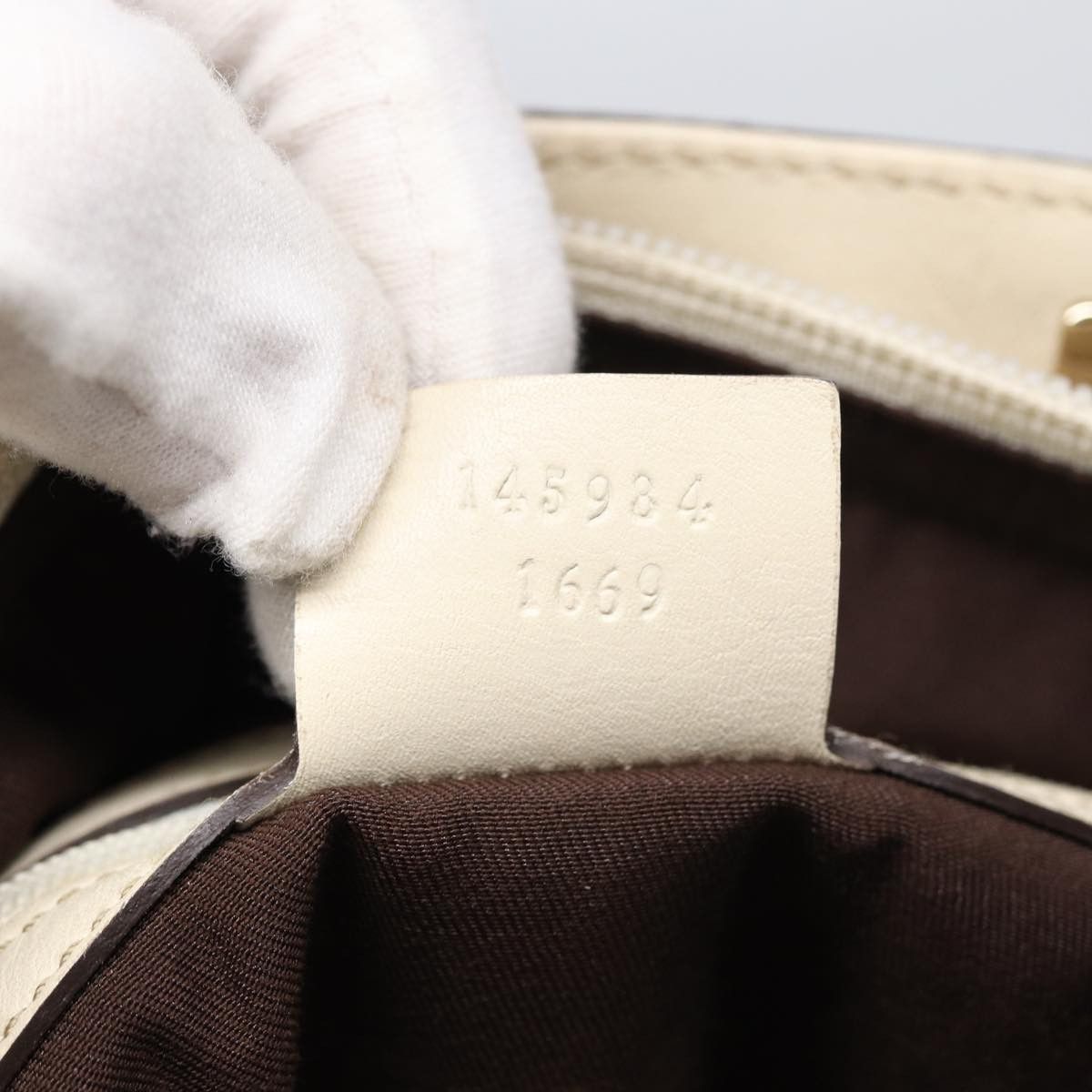 Gucci Gg Canvas Beige Canvas Tote Bag (Pre-Owned) Size ONE SIZE - 6 Thumbnail