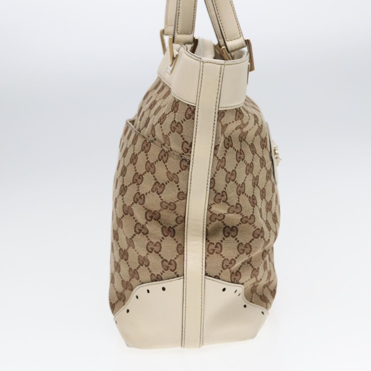 Gucci Gg Canvas Beige Canvas Tote Bag (Pre-Owned) Size ONE SIZE - 9 Thumbnail