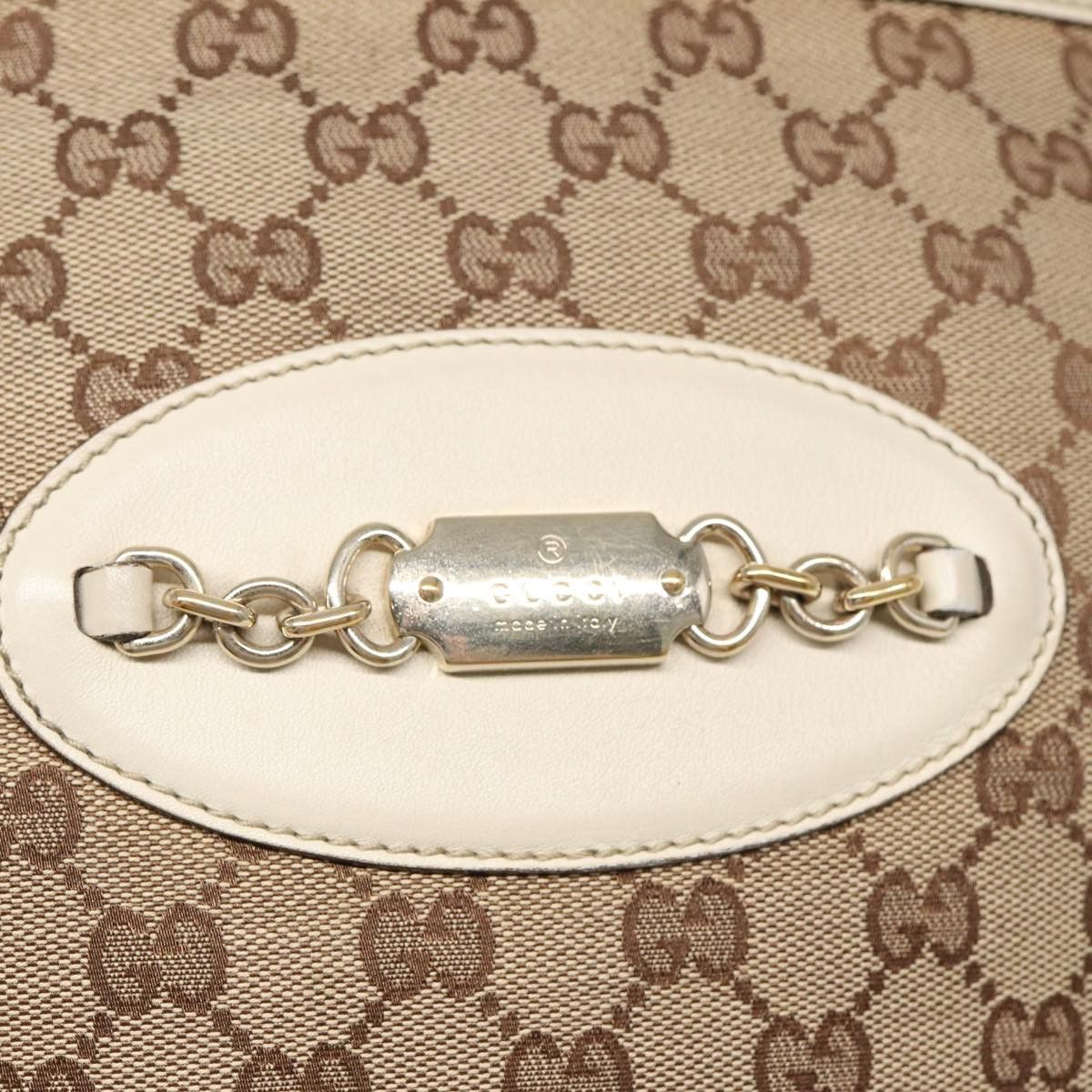 Gucci Gg Canvas Beige Canvas Tote Bag (Pre-Owned) Size ONE SIZE - 17 Thumbnail