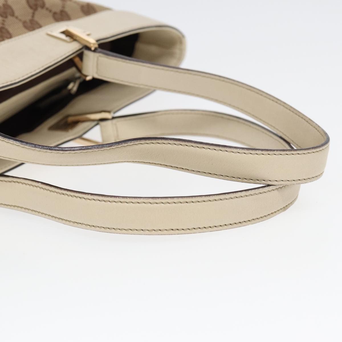 Gucci Gg Canvas Beige Canvas Tote Bag (Pre-Owned) Size ONE SIZE - 11 Thumbnail