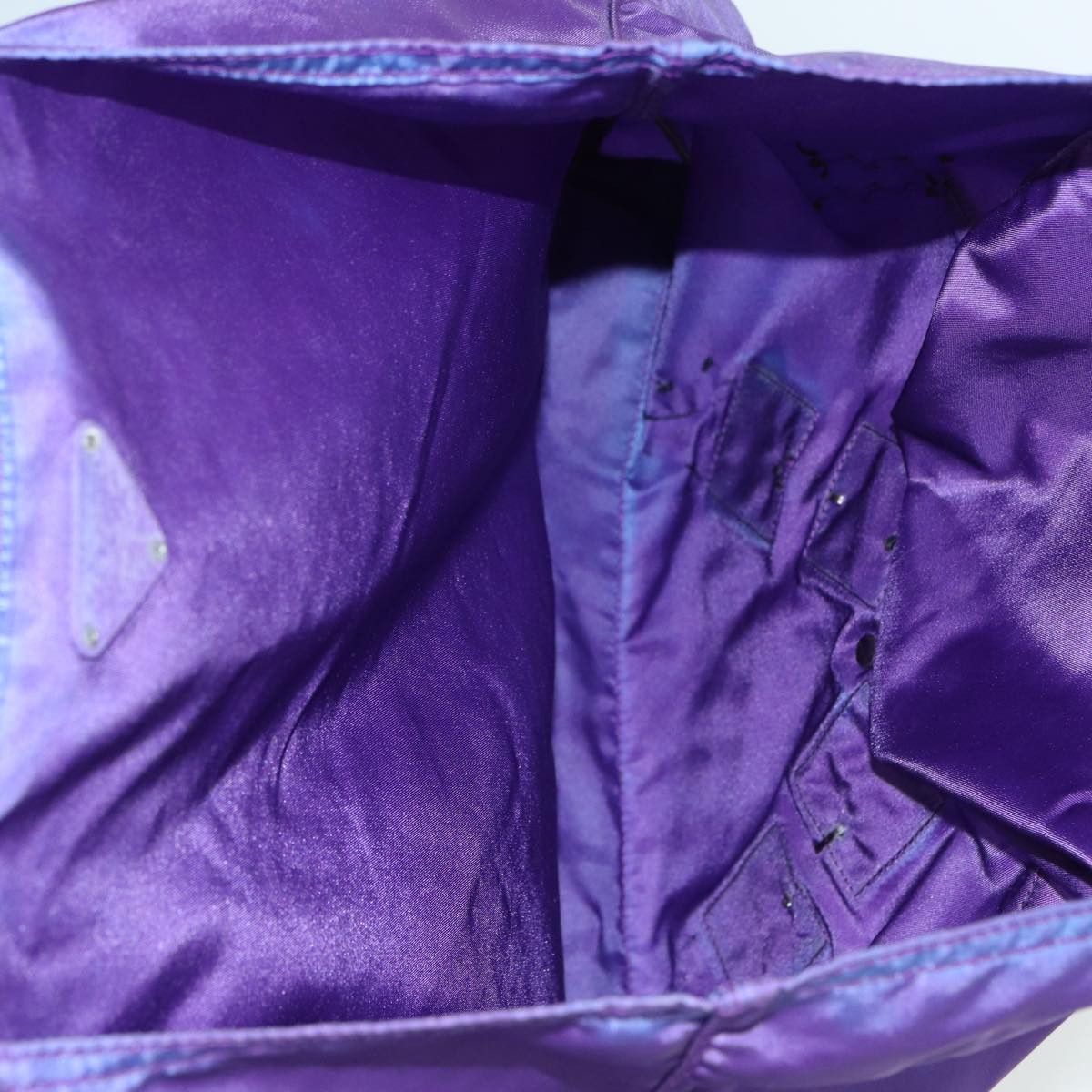 Prada Robot Purple Synthetic Tote Bag (Pre-Owned) Size ONE SIZE - 5 Thumbnail