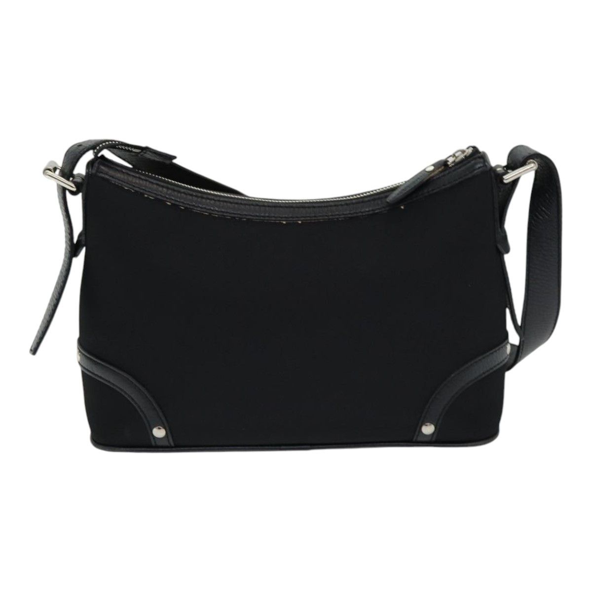 Burberry Nova Check Black Synthetic Shoulder Bag (Pre-Owned) Size ONE SIZE - 2 Thumbnail