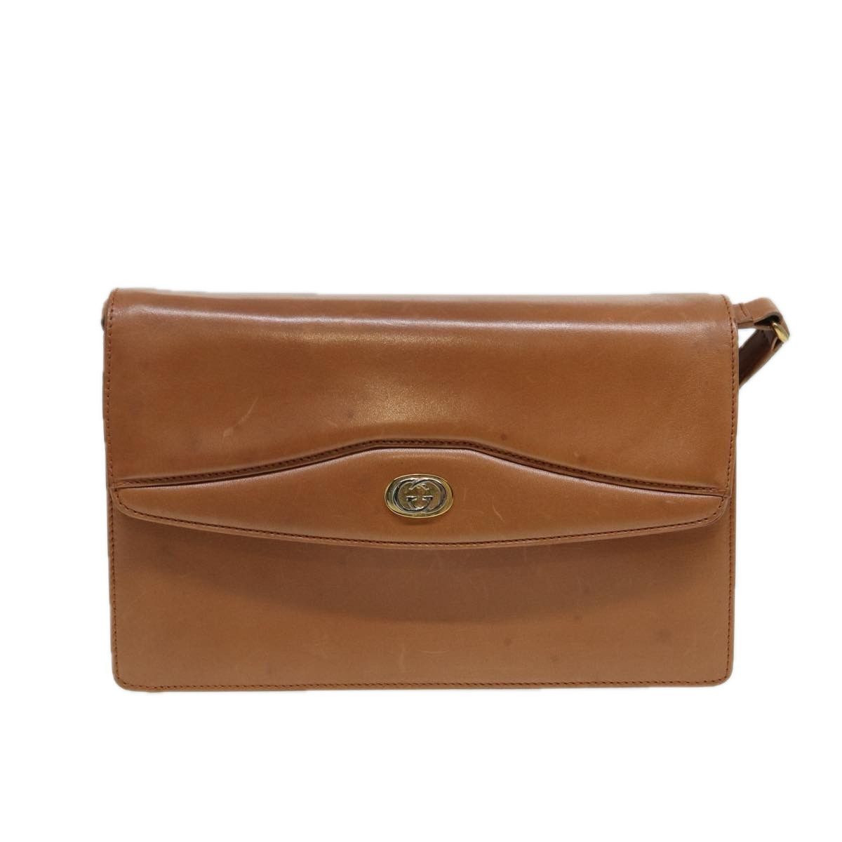 Gucci Brown Leather Shoulder Bag (Pre-Owned) Size ONE SIZE - 19 Thumbnail