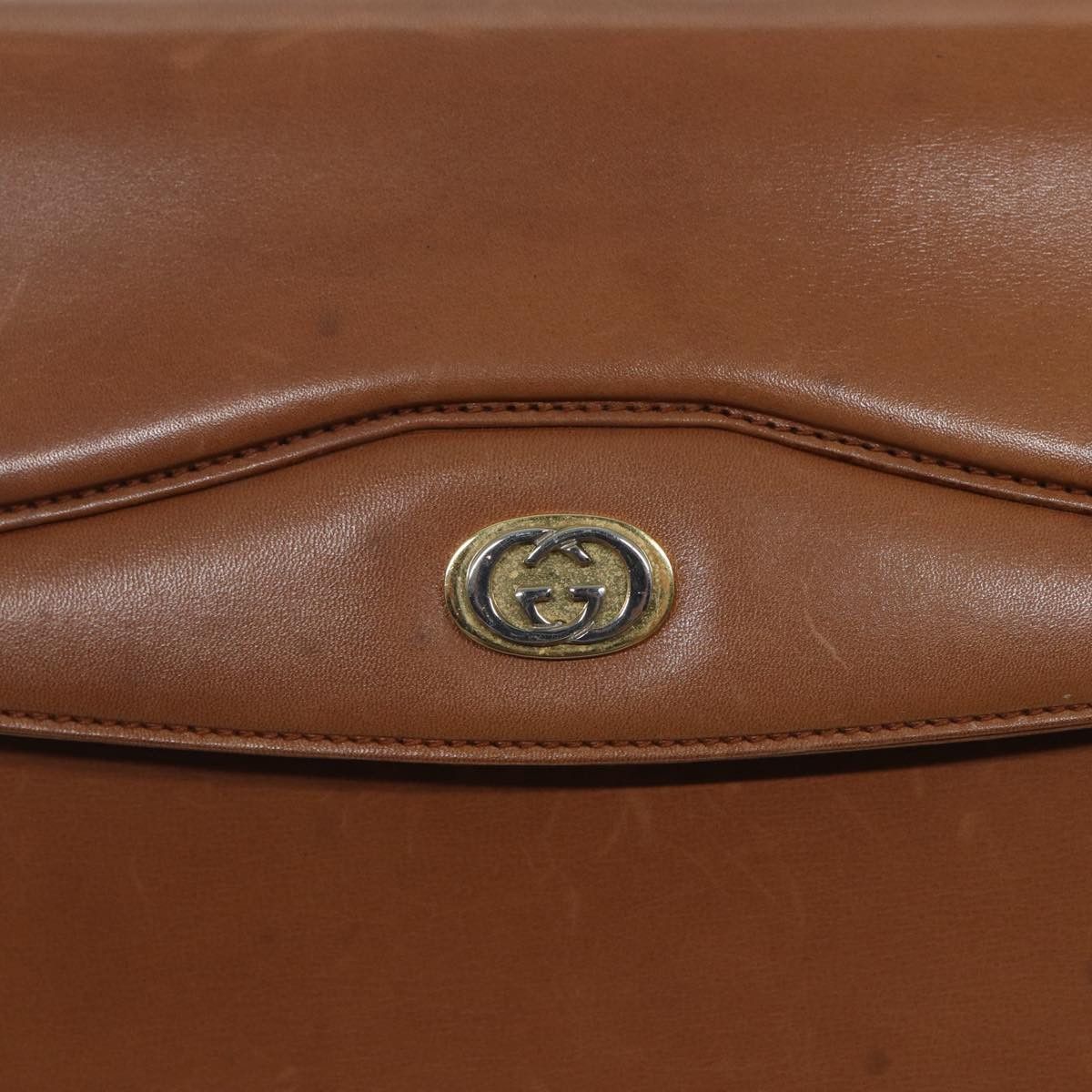 Gucci Brown Leather Shoulder Bag (Pre-Owned) Size ONE SIZE - 17 Thumbnail