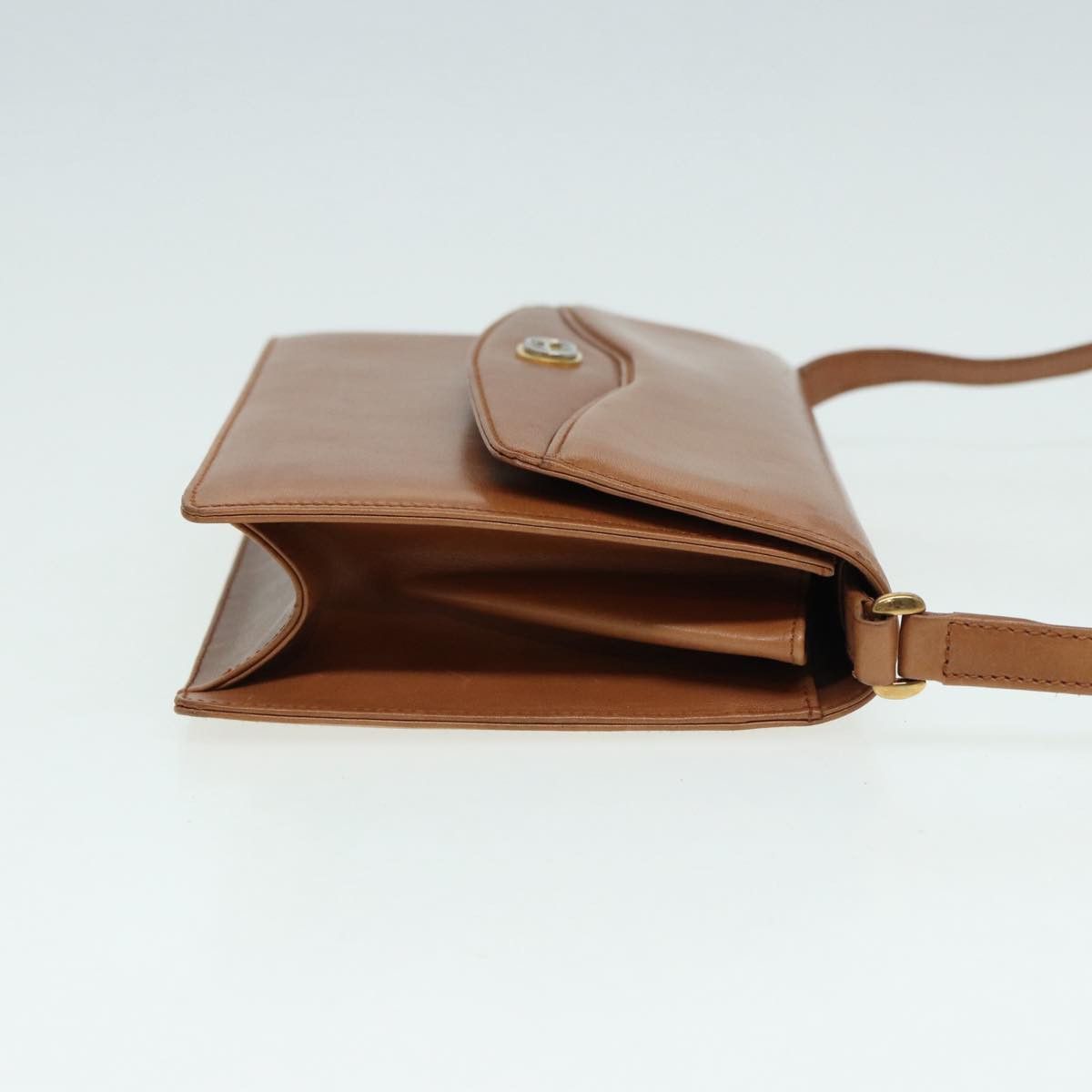 Gucci Brown Leather Shoulder Bag (Pre-Owned) Size ONE SIZE - 9 Thumbnail