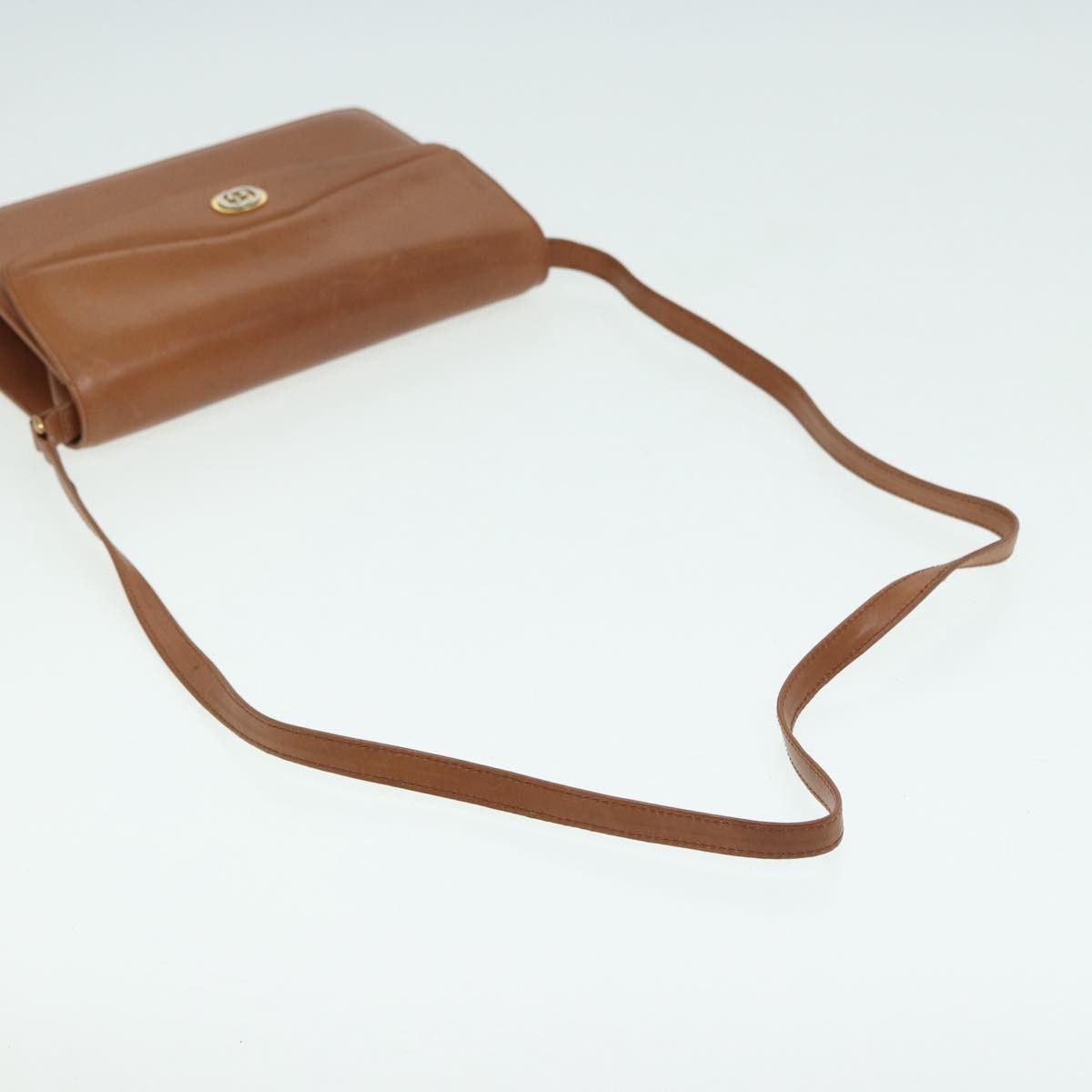 Gucci Brown Leather Shoulder Bag (Pre-Owned) Size ONE SIZE - 4 Thumbnail