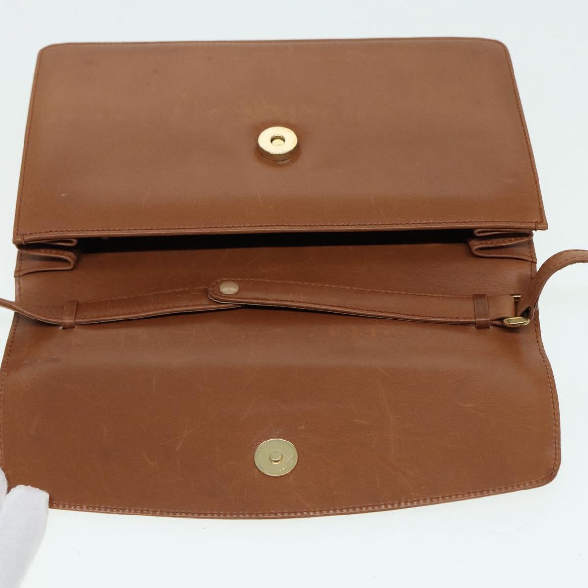 Gucci Brown Leather Shoulder Bag (Pre-Owned) Size ONE SIZE - 18 Thumbnail