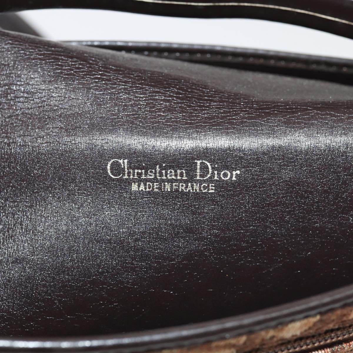 Dior Trotter Brown Canvas Shoulder Bag (Pre-Owned) Size ONE SIZE - 8 Thumbnail