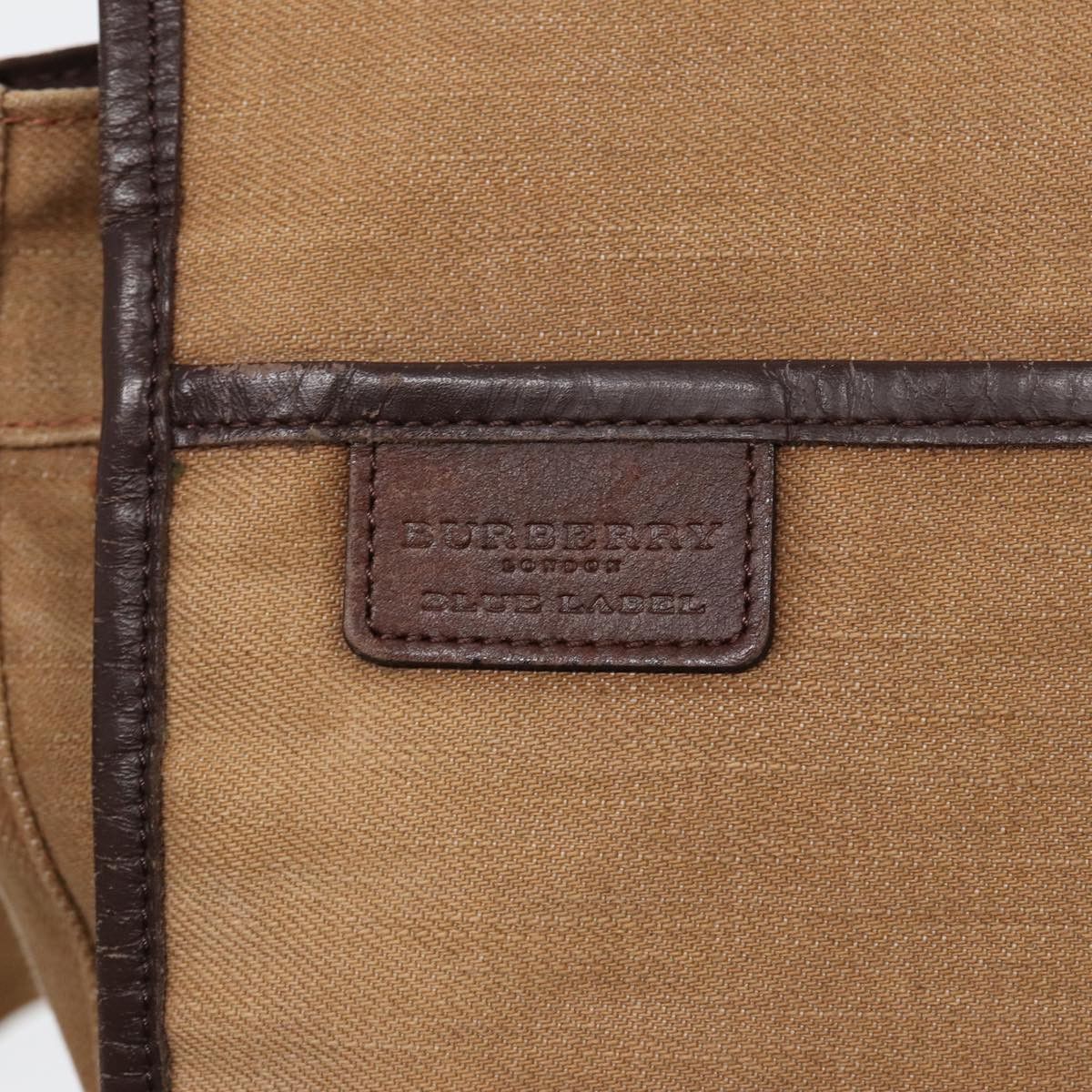 Burberry Beige Canvas Shoulder Bag (Pre-Owned) Size ONE SIZE - 6 Thumbnail