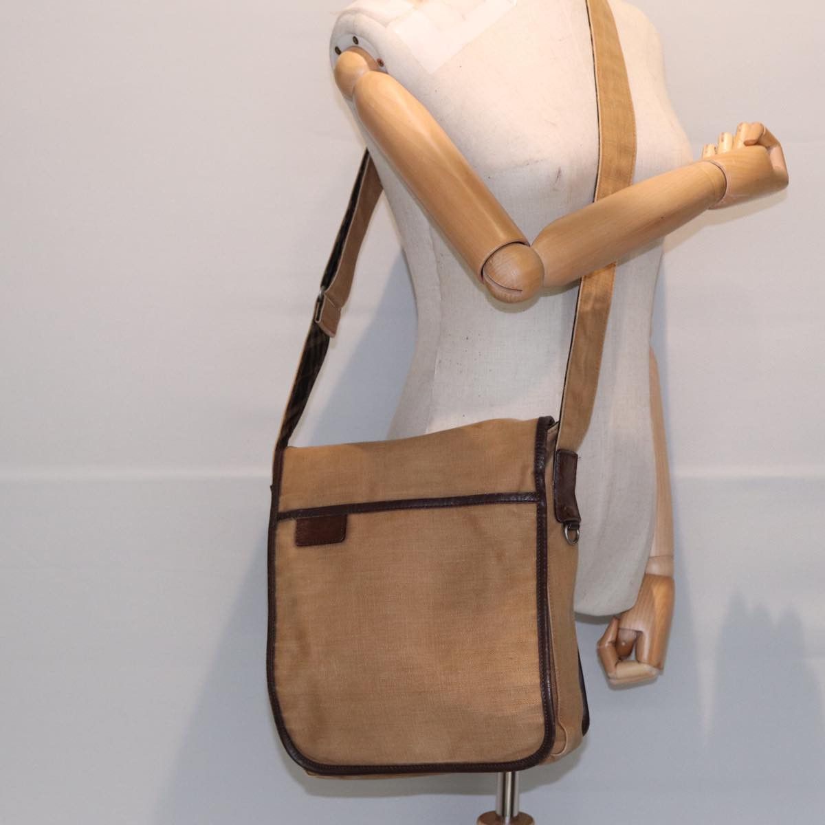 Burberry Beige Canvas Shoulder Bag (Pre-Owned) Size ONE SIZE - 7 Thumbnail