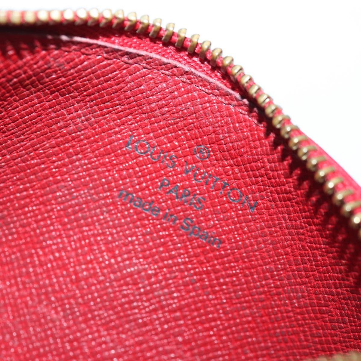 Louis Vuitton Pochette Clés Red Leather Wallet (Pre-Owned) Size ONE SIZE - 9 Thumbnail