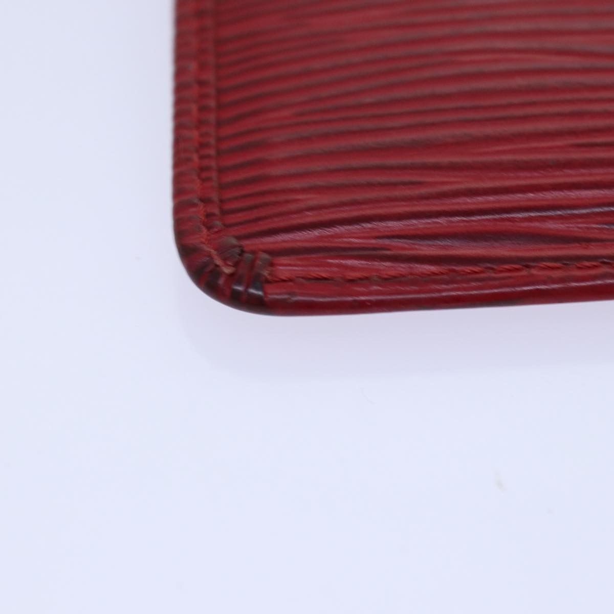 Louis Vuitton Pochette Clés Red Leather Wallet (Pre-Owned) Size ONE SIZE - 13 Thumbnail