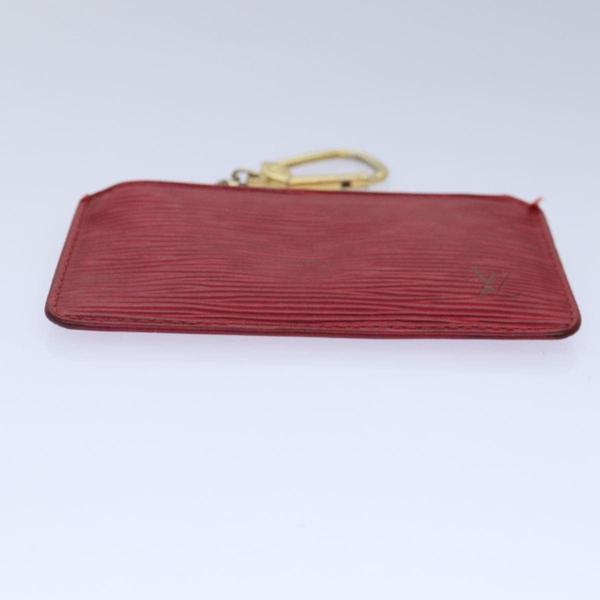 Louis Vuitton Pochette Clés Red Leather Wallet (Pre-Owned) Size ONE SIZE - 5 Thumbnail