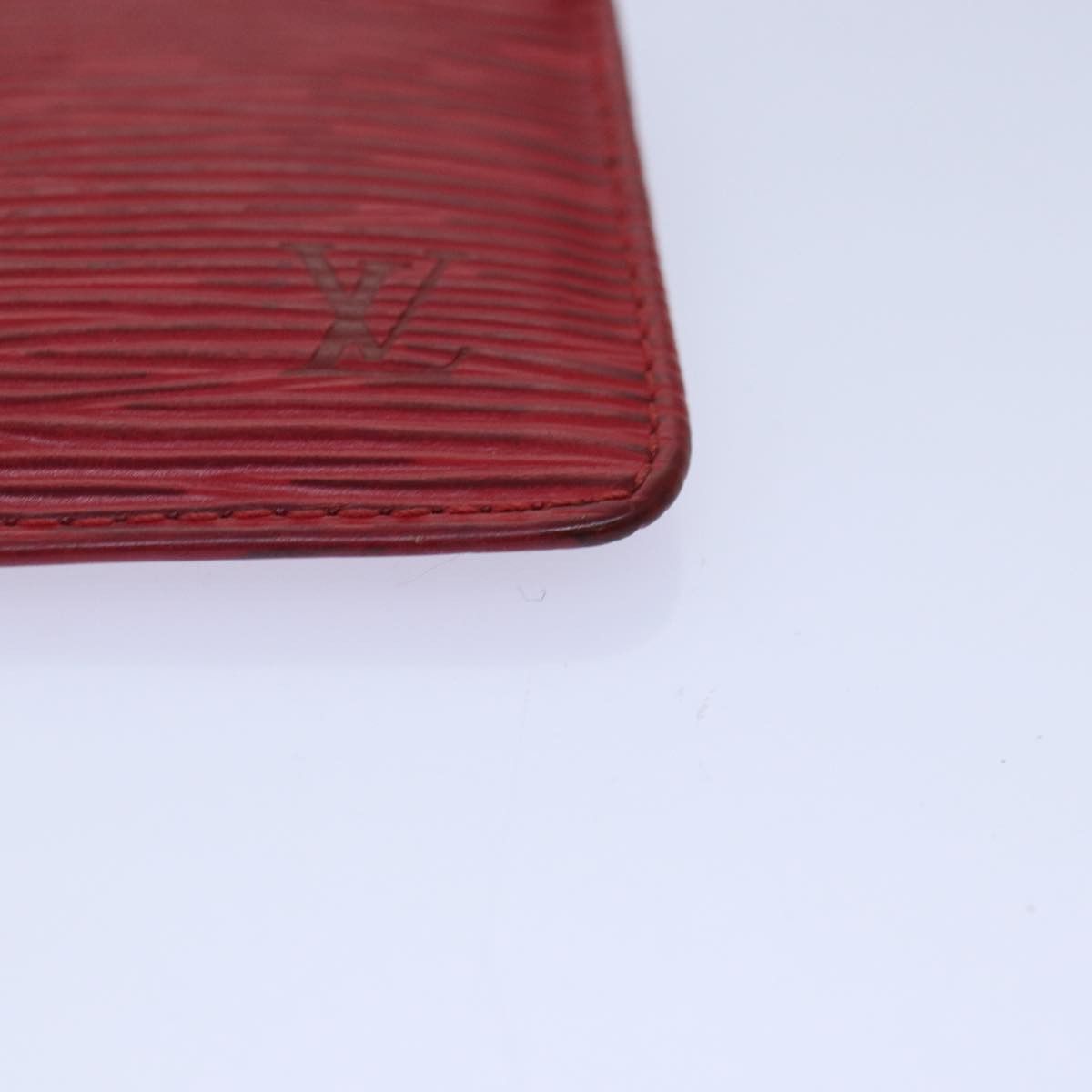 Louis Vuitton Pochette Clés Red Leather Wallet (Pre-Owned) Size ONE SIZE - 12 Thumbnail
