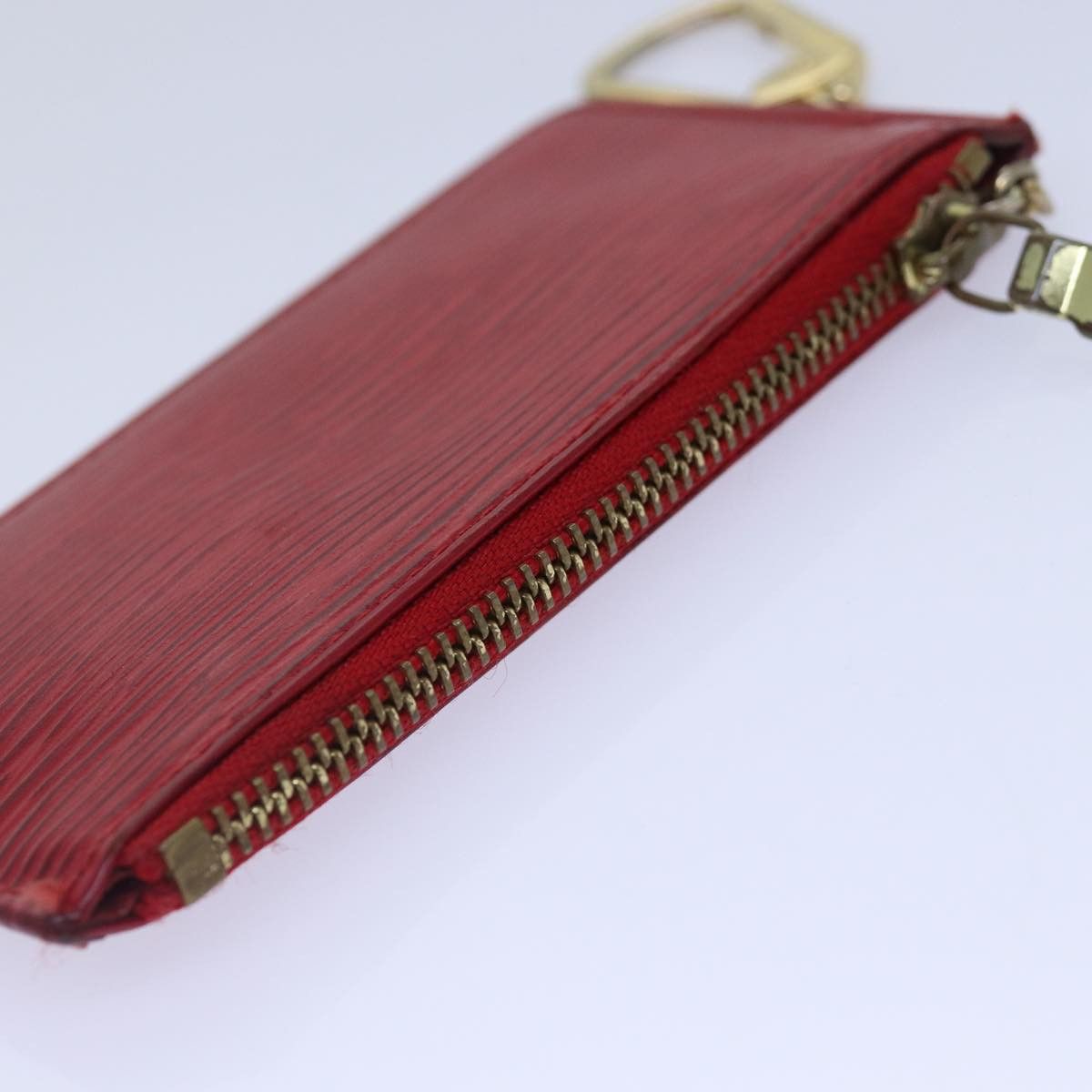 Louis Vuitton Pochette Clés Red Leather Wallet (Pre-Owned) Size ONE SIZE - 6 Thumbnail
