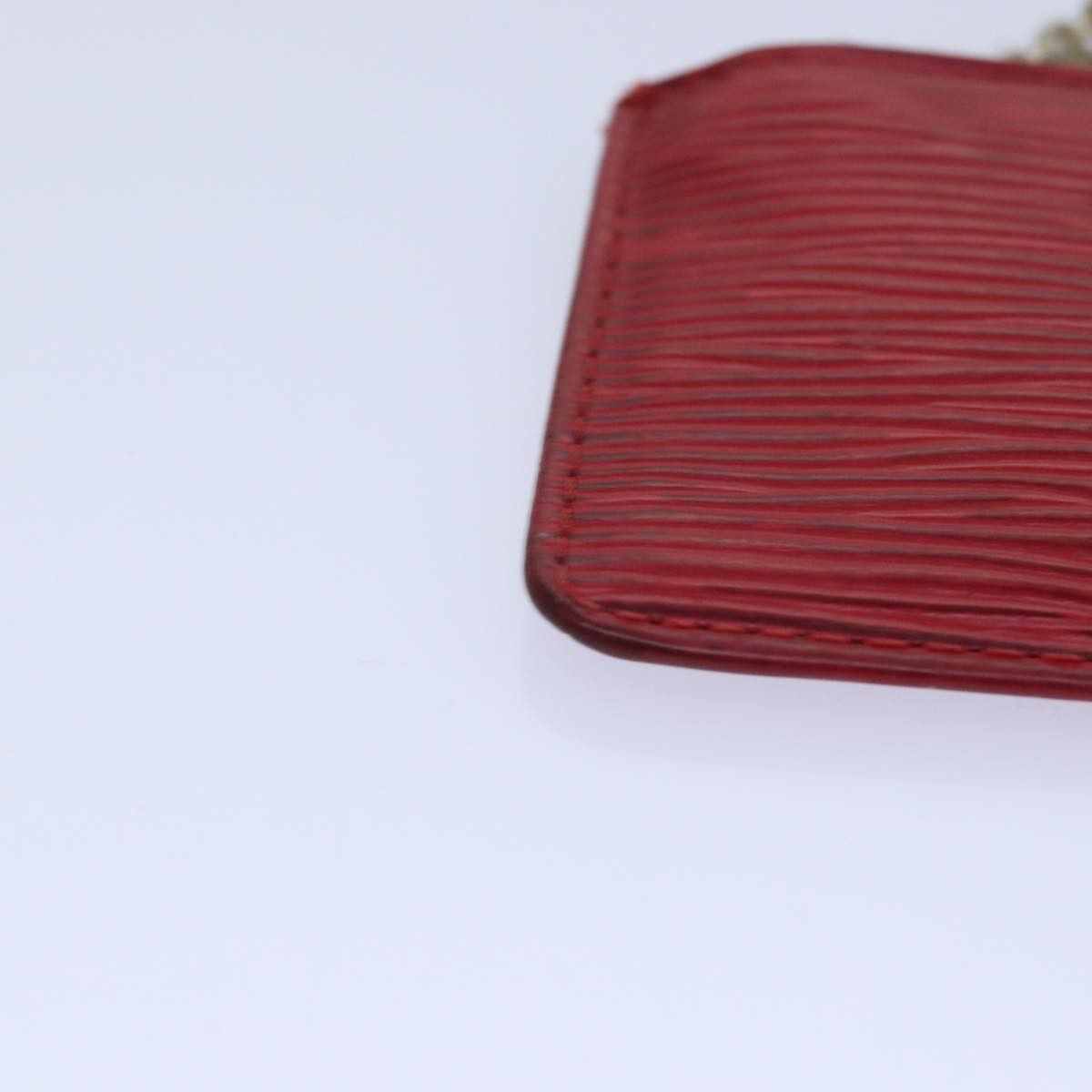 Louis Vuitton Pochette Clés Red Leather Wallet (Pre-Owned) Size ONE SIZE - 11 Thumbnail