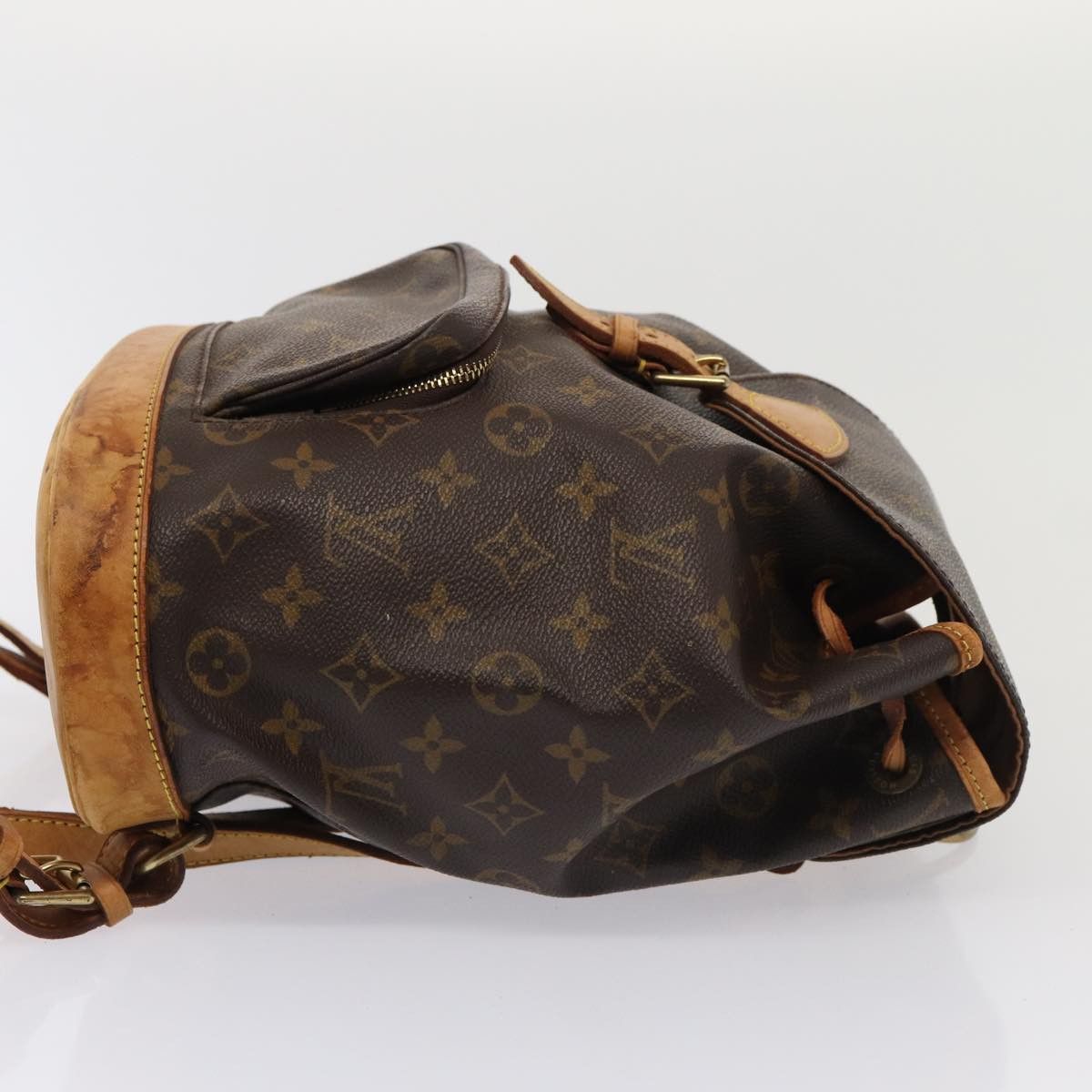 Louis Vuitton Montsouris Brown Canvas Backpack Bag (Pre-Owned) Size ONE SIZE - 9 Thumbnail