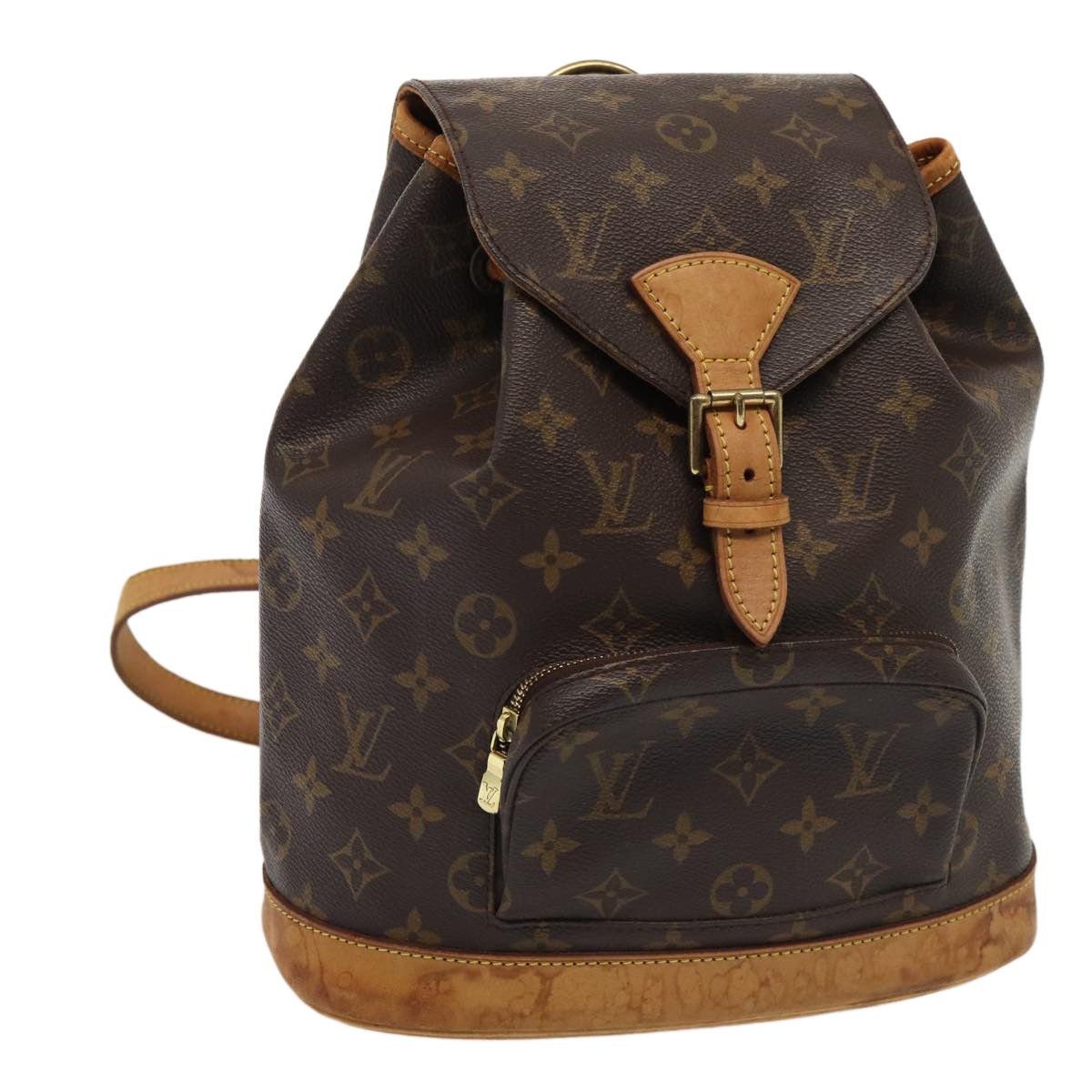 Louis Vuitton Montsouris Brown Canvas Backpack Bag (Pre-Owned) Size ONE SIZE - 19 Thumbnail