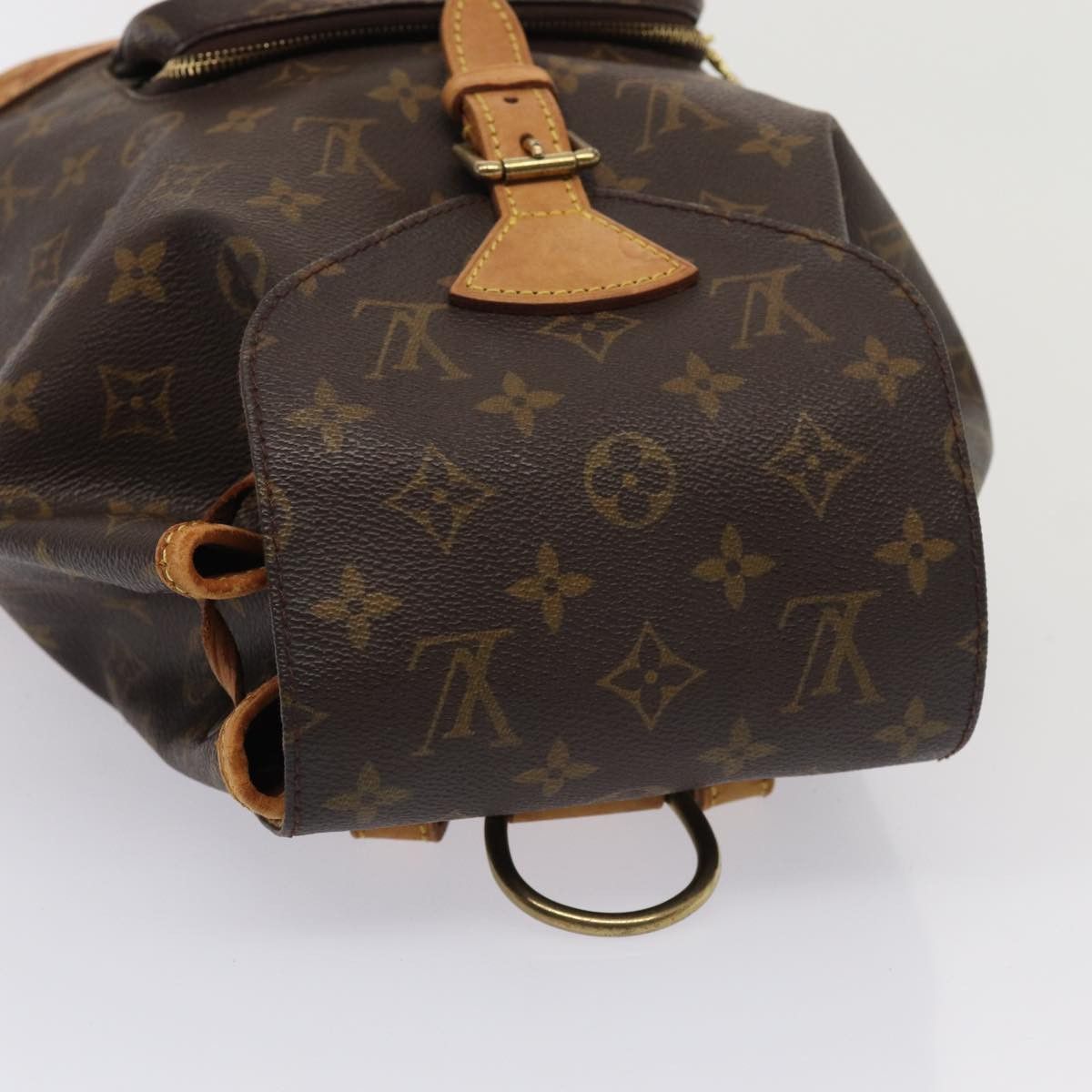 Louis Vuitton Montsouris Brown Canvas Backpack Bag (Pre-Owned) Size ONE SIZE - 4 Thumbnail