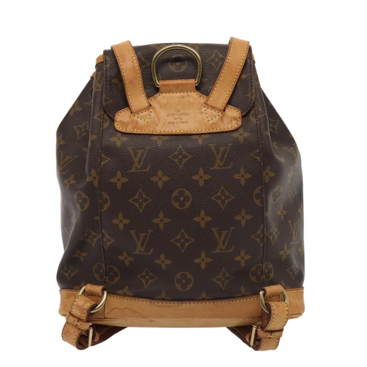 Louis Vuitton Montsouris Brown Canvas Backpack Bag (Pre-Owned) Size ONE SIZE - 2 Thumbnail